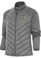 Antigua Colorado State Rams Womens Grey Altitude Heavy Weight Jacket
