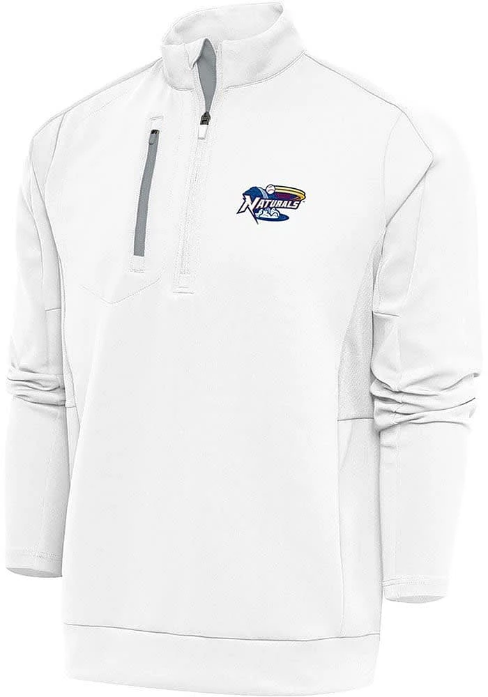 Antigua Mens Generation Long Sleeve Qtr Zip Pullover