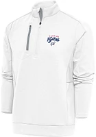 Antigua Reading Fightin Phils Mens Generation Long Sleeve Qtr Zip Pullover