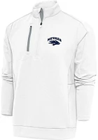Antigua Nevada Wolf Pack Mens White Generation Long Sleeve Qtr Zip Pullover