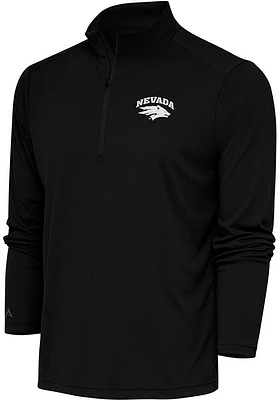 Antigua Nevada Wolf Pack Mens Tribute Long Sleeve Qtr Zip Pullover