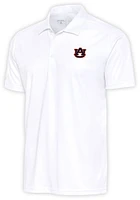 Antigua Auburn Tigers Mens White Tribute Short Sleeve Polo