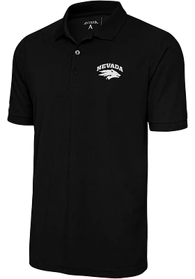 Antigua Nevada Wolf Pack Mens Legacy Pique Short Sleeve Polo