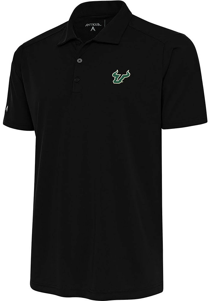 Antigua South Florida Bulls Mens Black Tribute Short Sleeve Polo