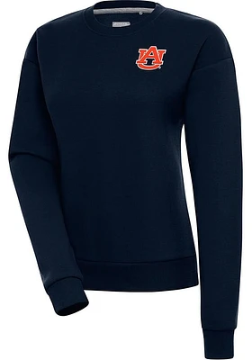 Antigua Auburn Tigers Womens Navy Blue Victory Crew Sweatshirt
