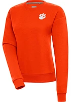 Antigua Clemson Tigers Womens Victory Crew Sweatshirt