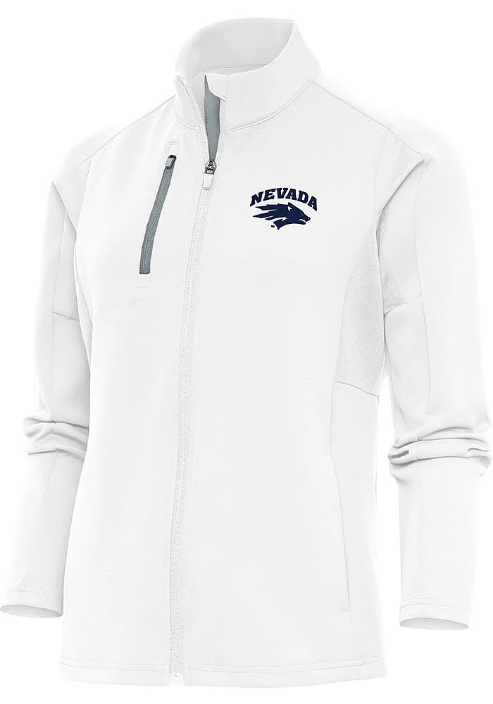 Antigua Nevada Wolf Pack Womens White Generation Light Weight Jacket