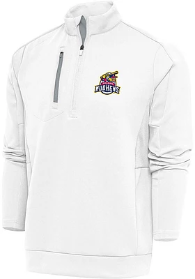 Antigua Toledo Mud Hens Mens Generation Long Sleeve Qtr Zip Pullover