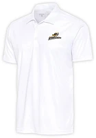 Antigua Akron RubberDucks Mens White Tribute Short Sleeve Polo