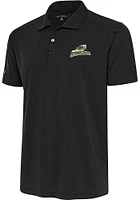 Antigua Akron RubberDucks Mens Grey Tribute Short Sleeve Polo