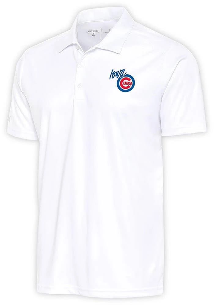 Antigua Iowa Cubs Mens Tribute Short Sleeve Polo