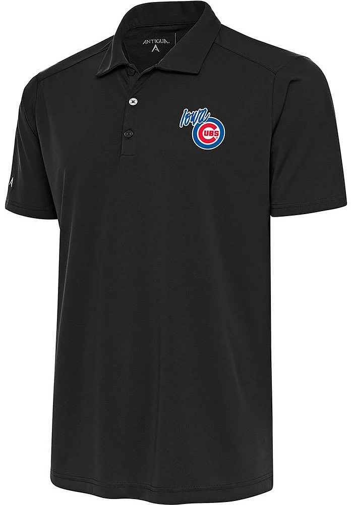 Antigua Iowa Cubs Mens Grey Tribute Short Sleeve Polo