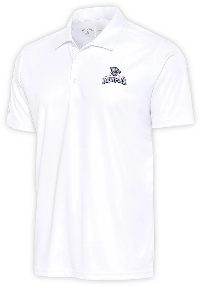 Antigua Lehigh Valley Ironpigs Mens Tribute Short Sleeve Polo