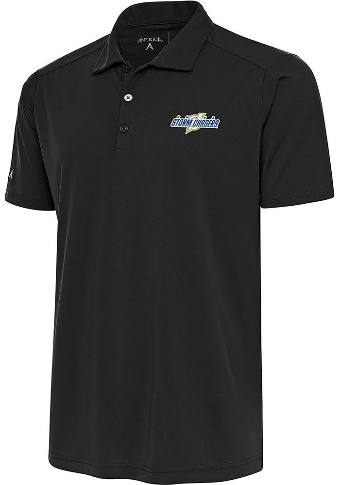 Antigua Omaha Storm Chasers Mens Grey Tribute Short Sleeve Polo