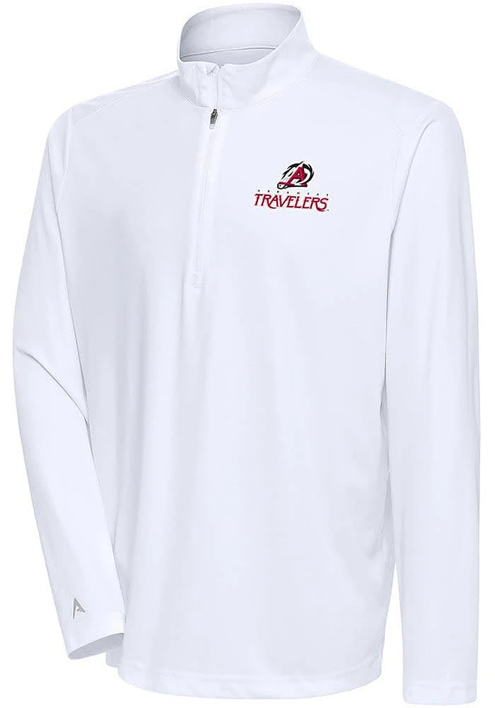 Antigua Arkansas Travelers Mens Tribute Long Sleeve Qtr Zip Pullover