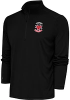 Antigua Indianapolis Indians Mens Tribute Long Sleeve Qtr Zip Pullover