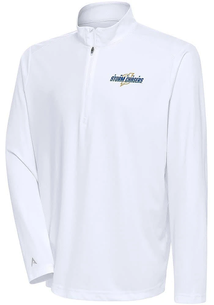 Antigua Omaha Storm Chasers Mens Tribute Long Sleeve Qtr Zip Pullover
