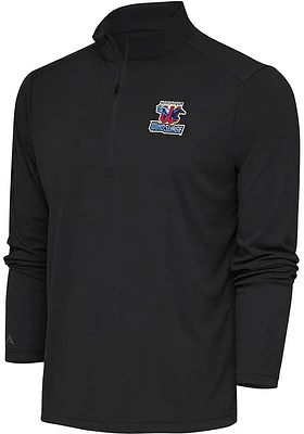 Antigua Wichita Wind Surge Mens Grey Tribute Long Sleeve Qtr Zip Pullover
