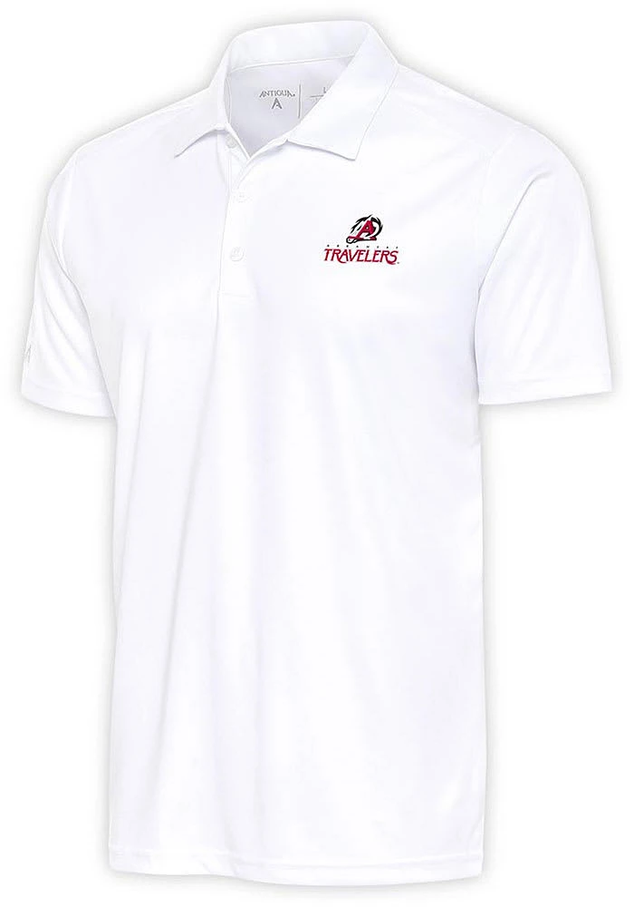 Antigua Arkansas Travelers White Tribute Big and Tall Polo