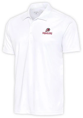 Antigua Arkansas Travelers White Tribute Big and Tall Polo