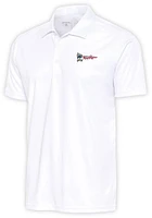 Antigua Frisco Rough Riders White Tribute Big and Tall Polo