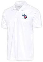 Antigua Iowa Cubs White Tribute Big and Tall Polo