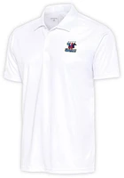 Antigua Wichita Wind Surge White Tribute Big and Tall Polo
