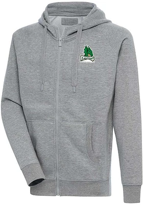 Antigua Dayton Dragons Mens Grey Victory Long Sleeve Full Zip Jacket
