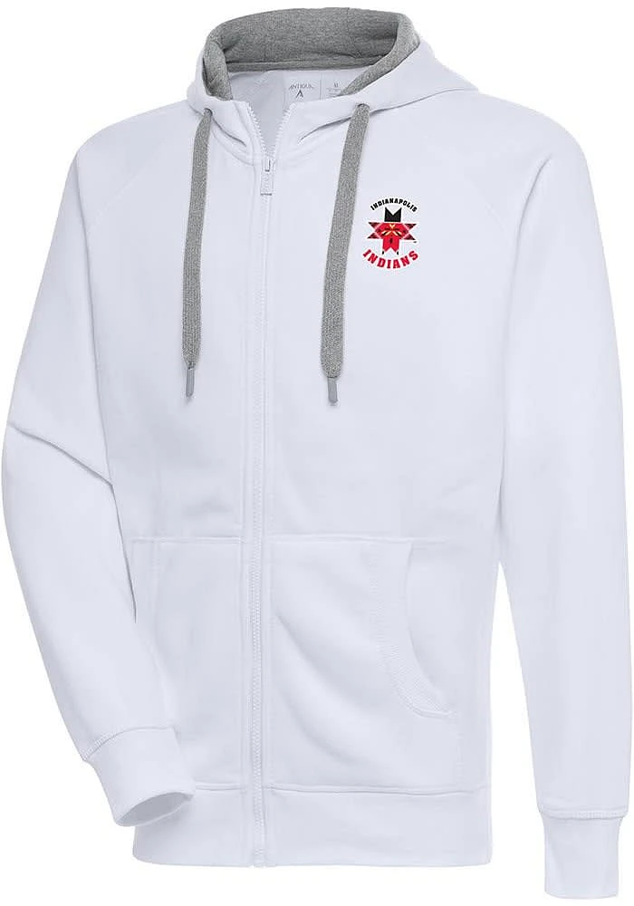 Antigua Indianapolis Indians Mens Victory Long Sleeve Full Zip Jacket