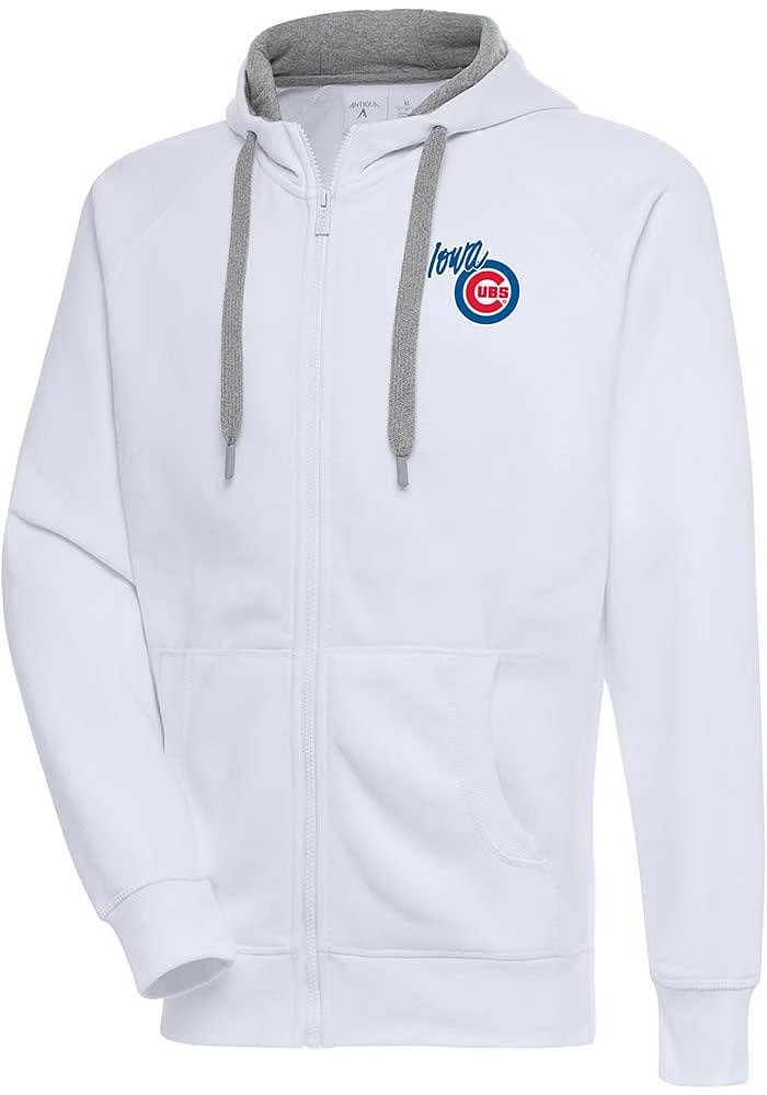 Antigua Iowa Cubs Mens Victory Long Sleeve Full Zip Jacket