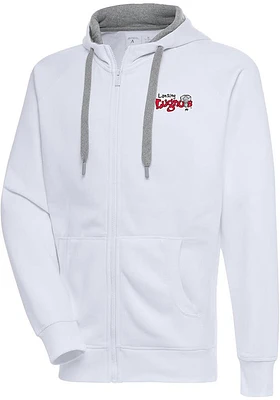 Antigua Lansing Lugnuts Mens Victory Long Sleeve Full Zip Jacket