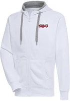 Antigua Lansing Lugnuts Mens Victory Long Sleeve Full Zip Jacket