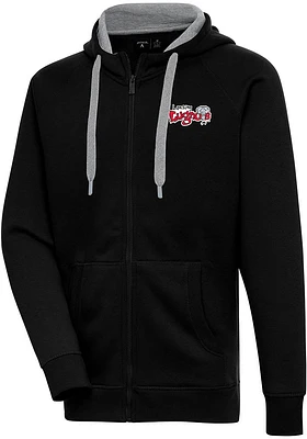 Antigua Lansing Lugnuts Mens Victory Long Sleeve Full Zip Jacket
