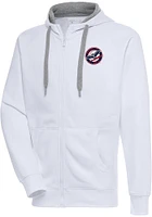 Antigua Louisville Bats Mens White Victory Long Sleeve Full Zip Jacket