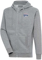 Antigua Reading Fightin Phils Mens Grey Victory Long Sleeve Full Zip Jacket