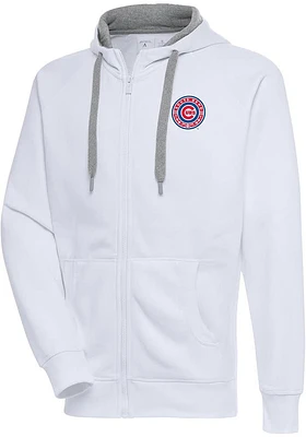 Antigua South Bend Cubs Mens Victory Long Sleeve Full Zip Jacket