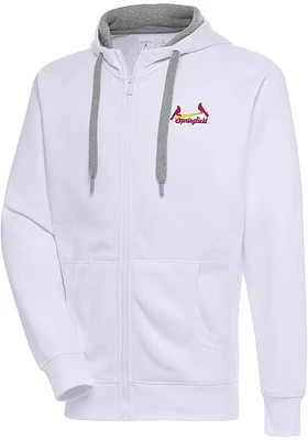 Antigua Springfield Cardinals Mens Victory Long Sleeve Full Zip Jacket