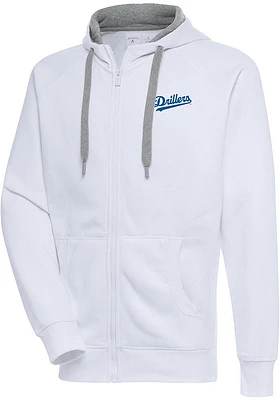 Antigua Tulsa Drillers Mens Victory Long Sleeve Full Zip Jacket