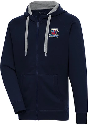 Antigua Wichita Wind Surge Mens Navy Blue Victory Long Sleeve Full Zip Jacket