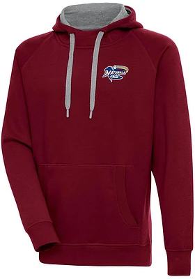 Antigua  Mens Red Victory Long Sleeve Hoodie