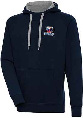 Antigua Wichita Wind Surge Mens Navy Blue Victory Long Sleeve Hoodie