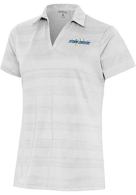 Antigua Omaha Storm Chasers Womens Compass Short Sleeve Polo Shirt
