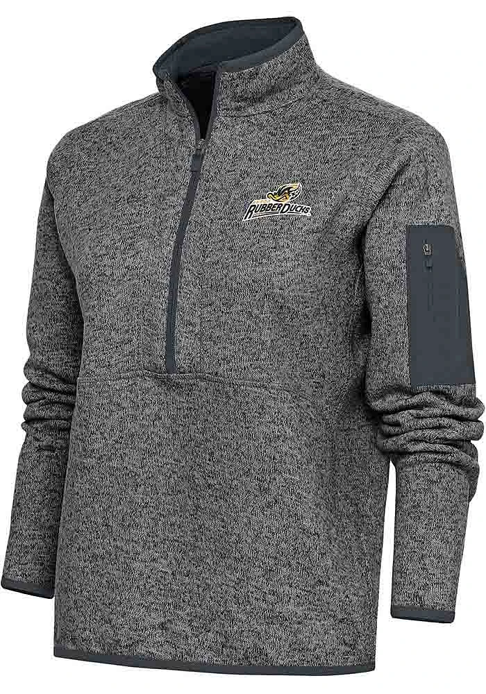 Antigua Akron RubberDucks Womens Fortune Qtr Zip