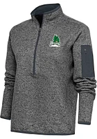 Antigua Dayton Dragons Womens Grey Fortune Qtr Zip