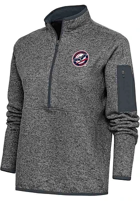 Antigua Louisville Bats Womens Fortune Qtr Zip