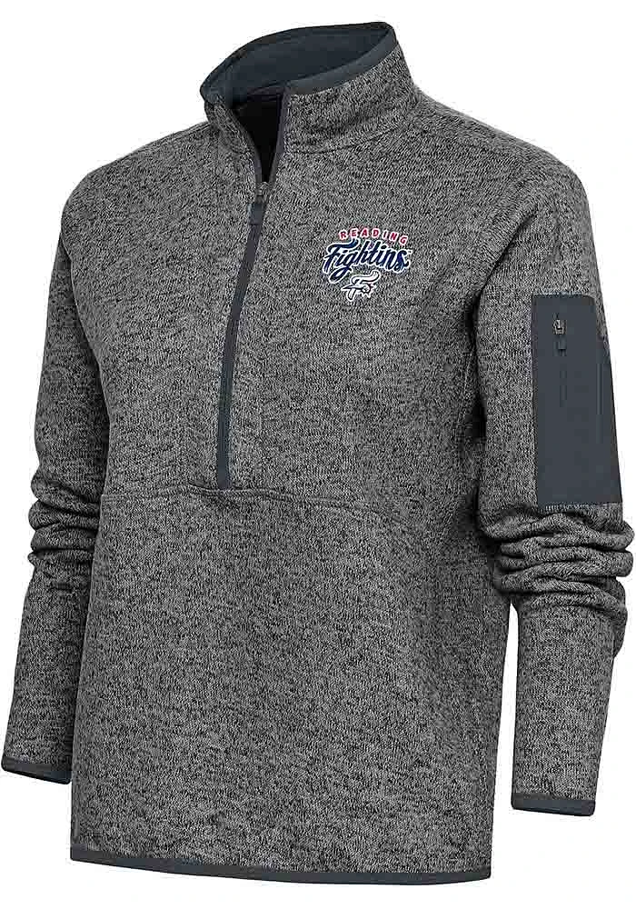 Antigua Reading Fightin Phils Womens Fortune Qtr Zip
