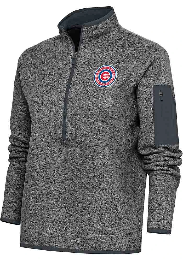 Antigua South Bend Cubs Womens Fortune Qtr Zip