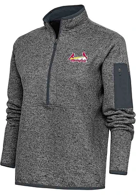 Antigua Springfield Cardinals Womens Fortune Qtr Zip