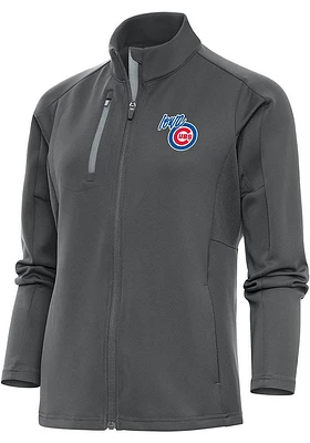 Antigua Iowa Cubs Womens Grey Generation Light Weight Jacket