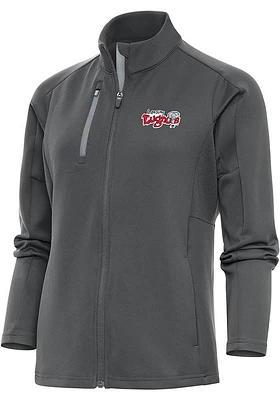 Antigua Lansing Lugnuts Womens Grey Generation Light Weight Jacket